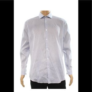 Calvin Klein NWT Checked Dress Shirt Slim 16.5